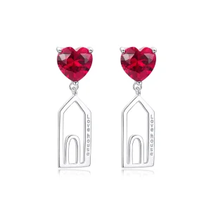 (image for) Pandora Style Full House Stud Earrings - BSE133