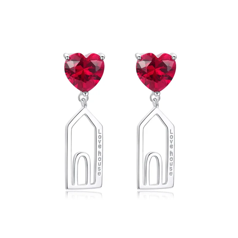 (image for) Pandora Style Full House Stud Earrings - BSE133