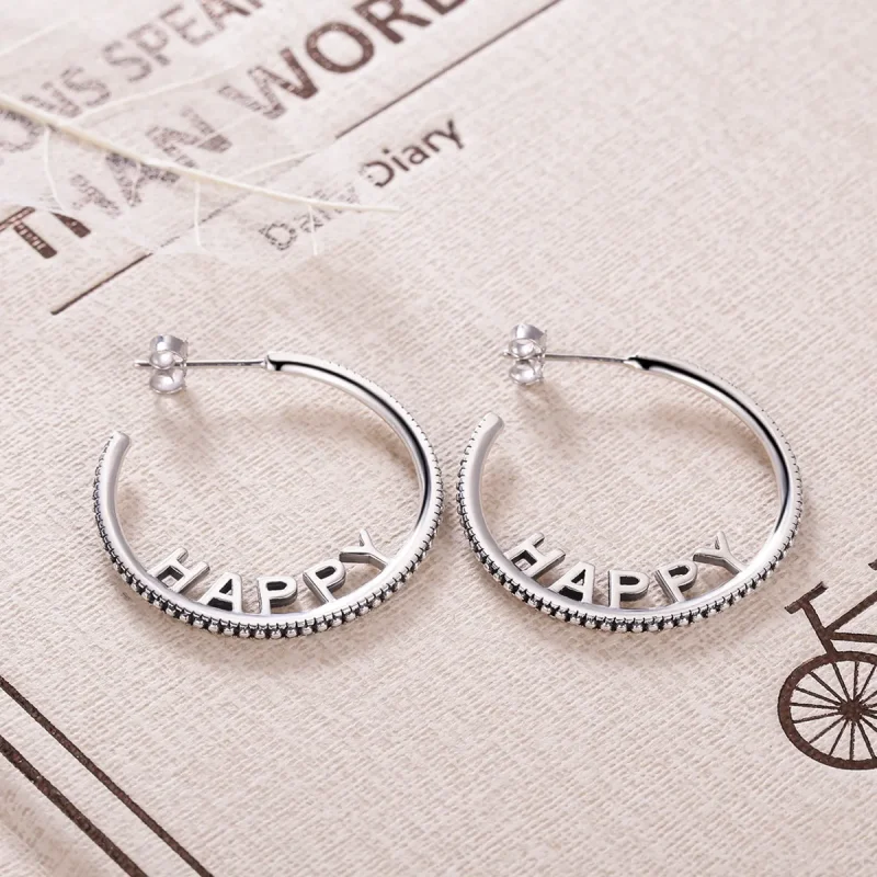 (image for) Pandora Style Happy Wishes Stud Earrings - VSE087 - View 3