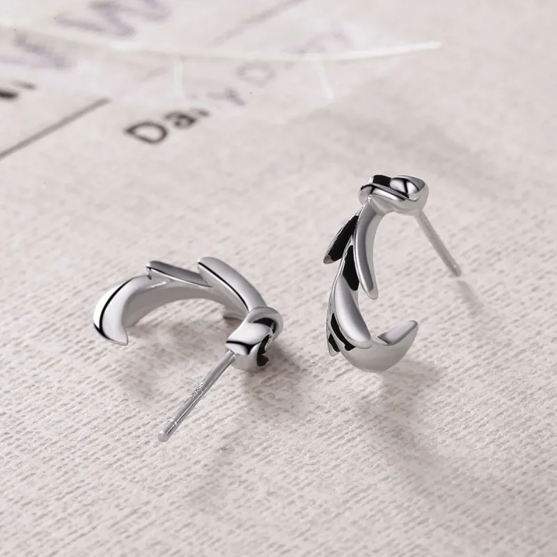 (image for) Pandora Style Impressionism Stud Earrings - VSE050 - View 3