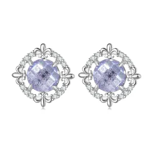 (image for) Pandora Style Iris Stud Earrings - BSE667