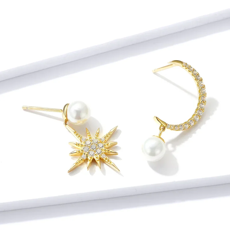 (image for) Pandora Style Love Nocturne Stud Earrings - BSE308 - View 2