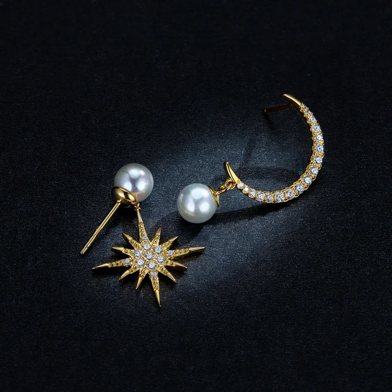 (image for) Pandora Style Love Nocturne Stud Earrings - BSE308 - View 5