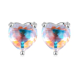 (image for) Pandora Style Love Symphony Glass Stud Earrings - BSE713