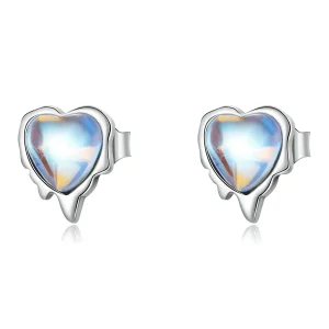 (image for) Pandora Style Melting Love Stud Earrings - SCE1306