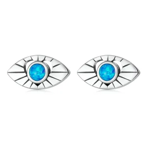 (image for) Pandora Style Mystic Devil Eye Stud Earrings - SCE1381