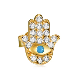 (image for) Pandora Style Mystic Spain - Lucky Hands Stud Earrings - SCE1139
