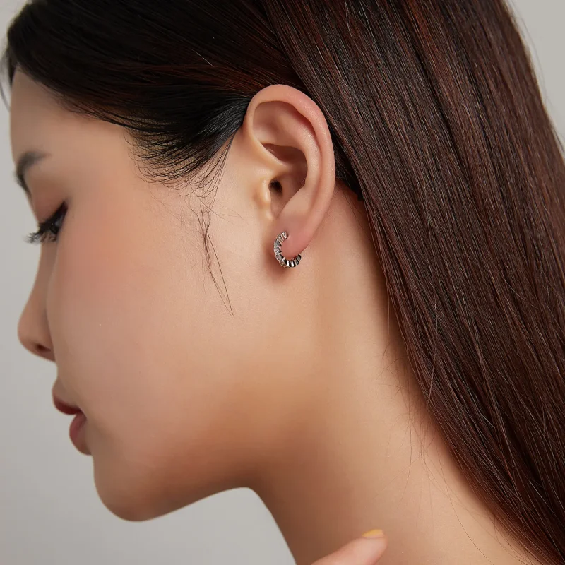 (image for) Pandora Style Personality Stud Earrings - SCE1175-A - View 4
