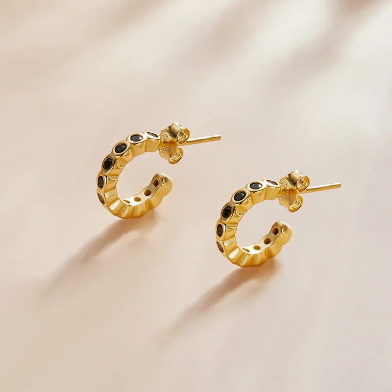 (image for) Pandora Style Personality Stud Earrings - SCE1175-B - View 3