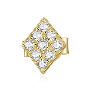 (image for) Pandora Style Poker - Cubes Stud Earrings - SCE1055
