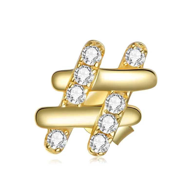 (image for) Pandora Style Secret Symbol - # Stud Earrings - SCE1071