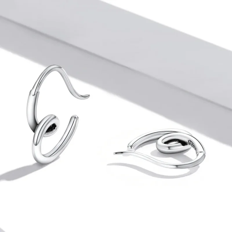 (image for) Pandora Style Simple Love Stud Earrings - SCE1333 - View 3