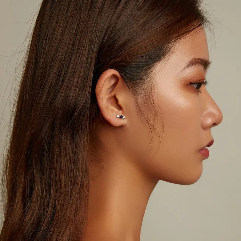 (image for) Pandora Style Simple Love Stud Earrings - SCE1348 - View 8
