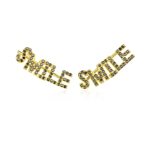(image for) Pandora Style Smile Stud Earrings - SCE764
