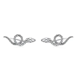 (image for) Pandora Style Spirit Snake Stud Earrings - SCE1355