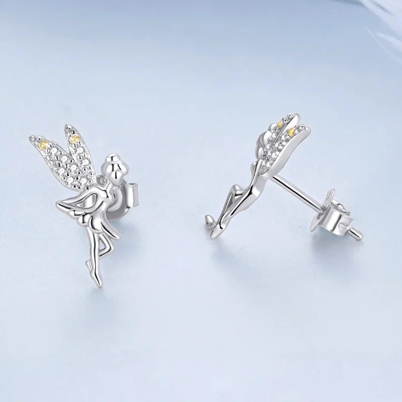 (image for) Pandora Style Spring Spirit Stud Earrings - BSE046 - View 10