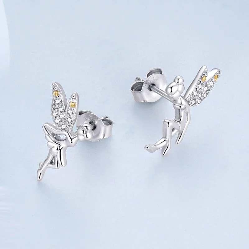 (image for) Pandora Style Spring Spirit Stud Earrings - BSE046 - View 11