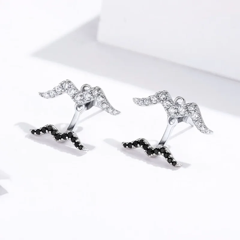 (image for) Pandora Style Summer Leisurely Stud Earrings - SCE699 - View 2