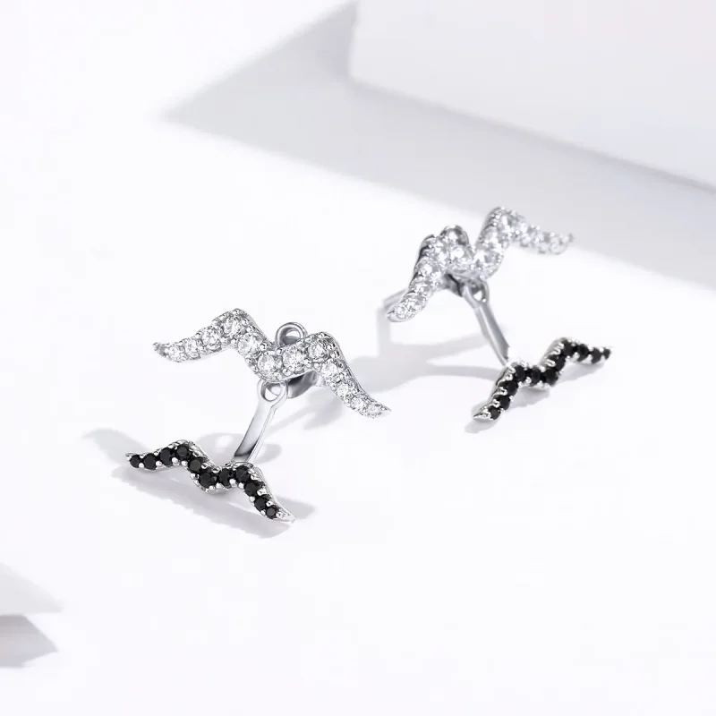 (image for) Pandora Style Summer Leisurely Stud Earrings - SCE699 - View 3