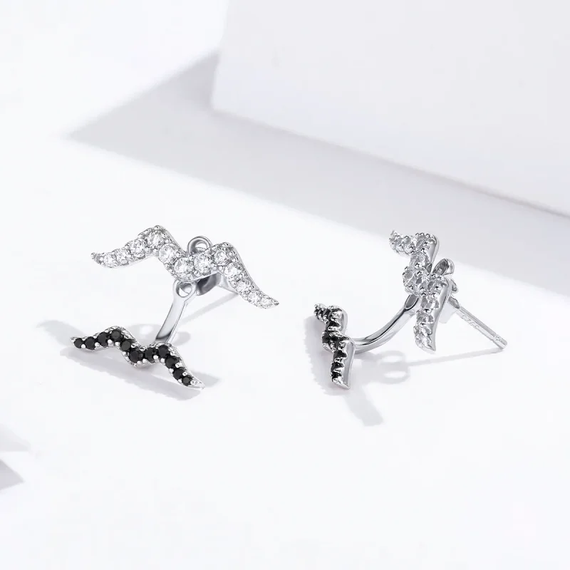 (image for) Pandora Style Summer Leisurely Stud Earrings - SCE699 - View 4