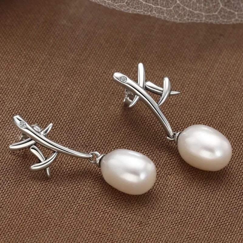 (image for) Pandora Style Time Silhouette Stud Earrings - VSE079 - View 4