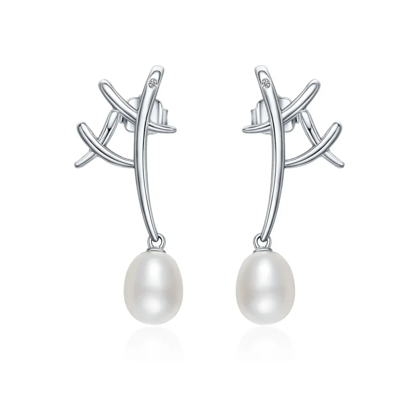(image for) Pandora Style Time Silhouette Stud Earrings - VSE079
