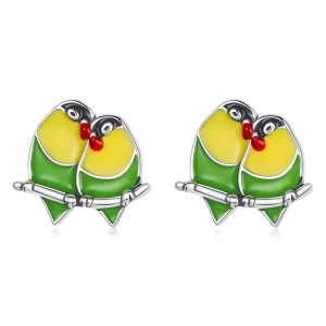 (image for) Pandora Style Two Orioles Stud Earrings - SCE1278
