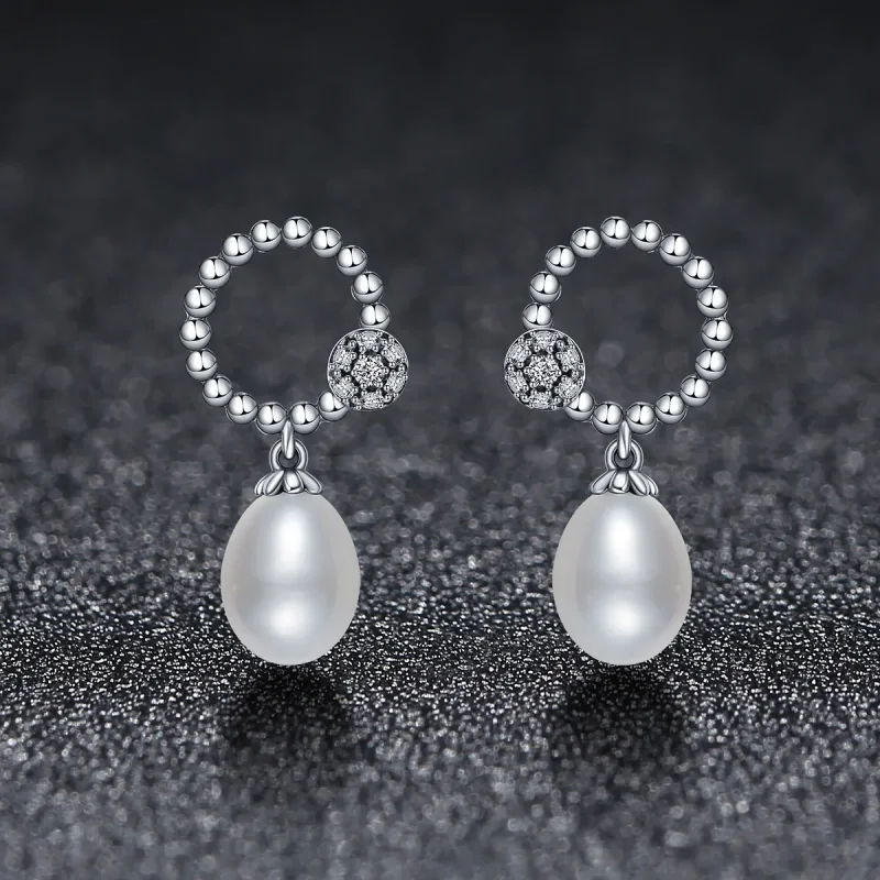 (image for) Pandora Style Warm Temperament Stud Earrings - VSE095 - View 2