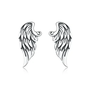 (image for) Pandora Style Wing Stud Earrings - BSE343