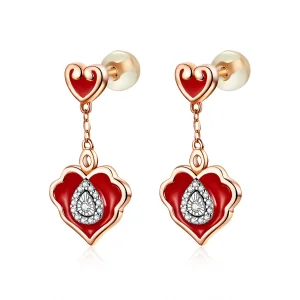 (image for) Pandora Style Wishful Lines Stud Earrings - BSE324