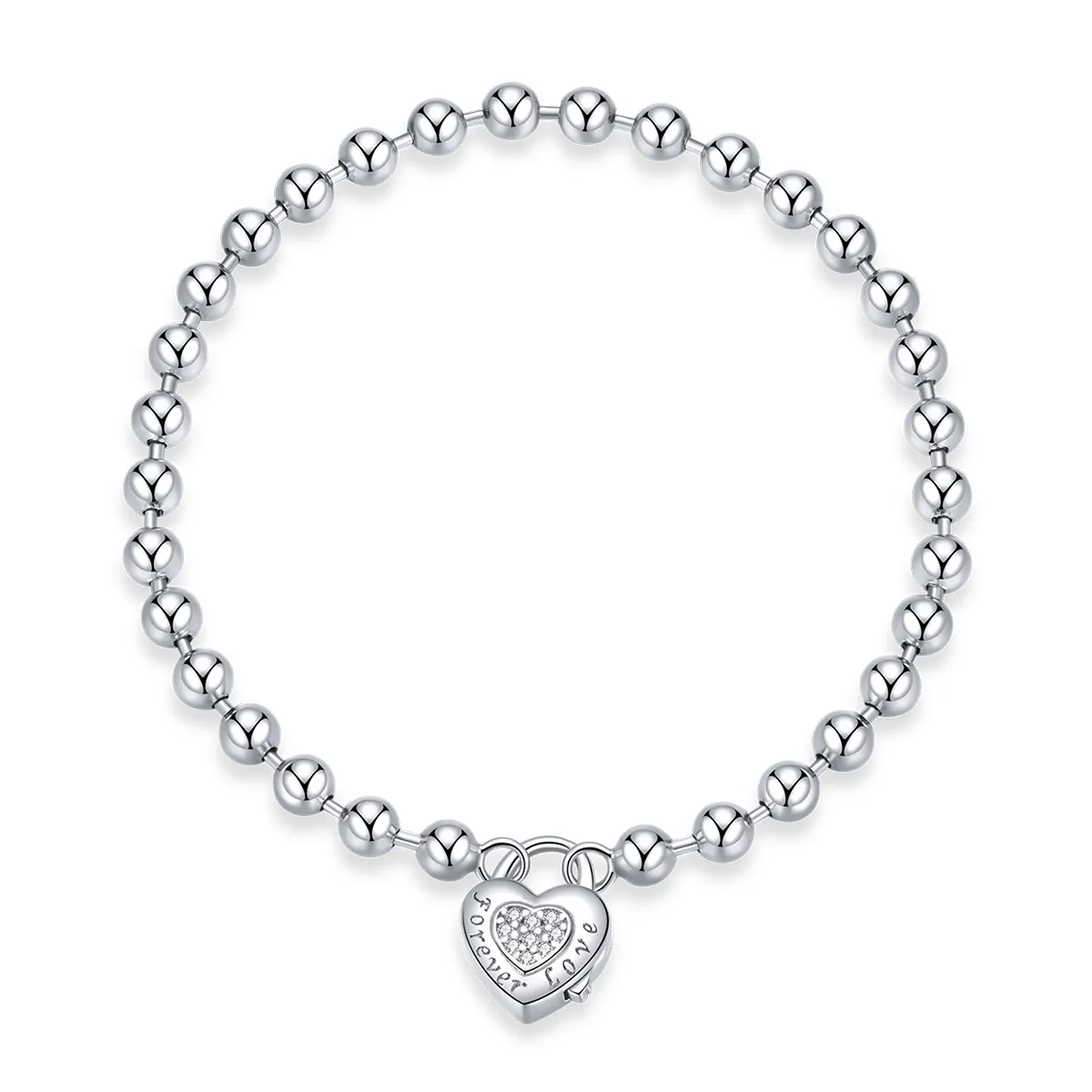 Pandora Style Silver Bead Chain bracelet - SCB203