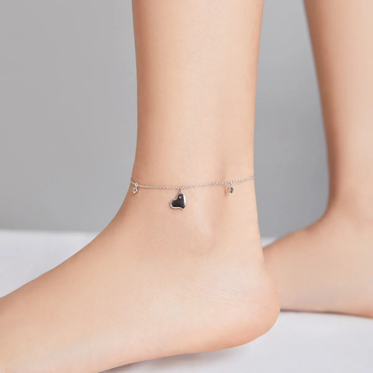 Pandora Style Silver Heart bracelet - SCT021