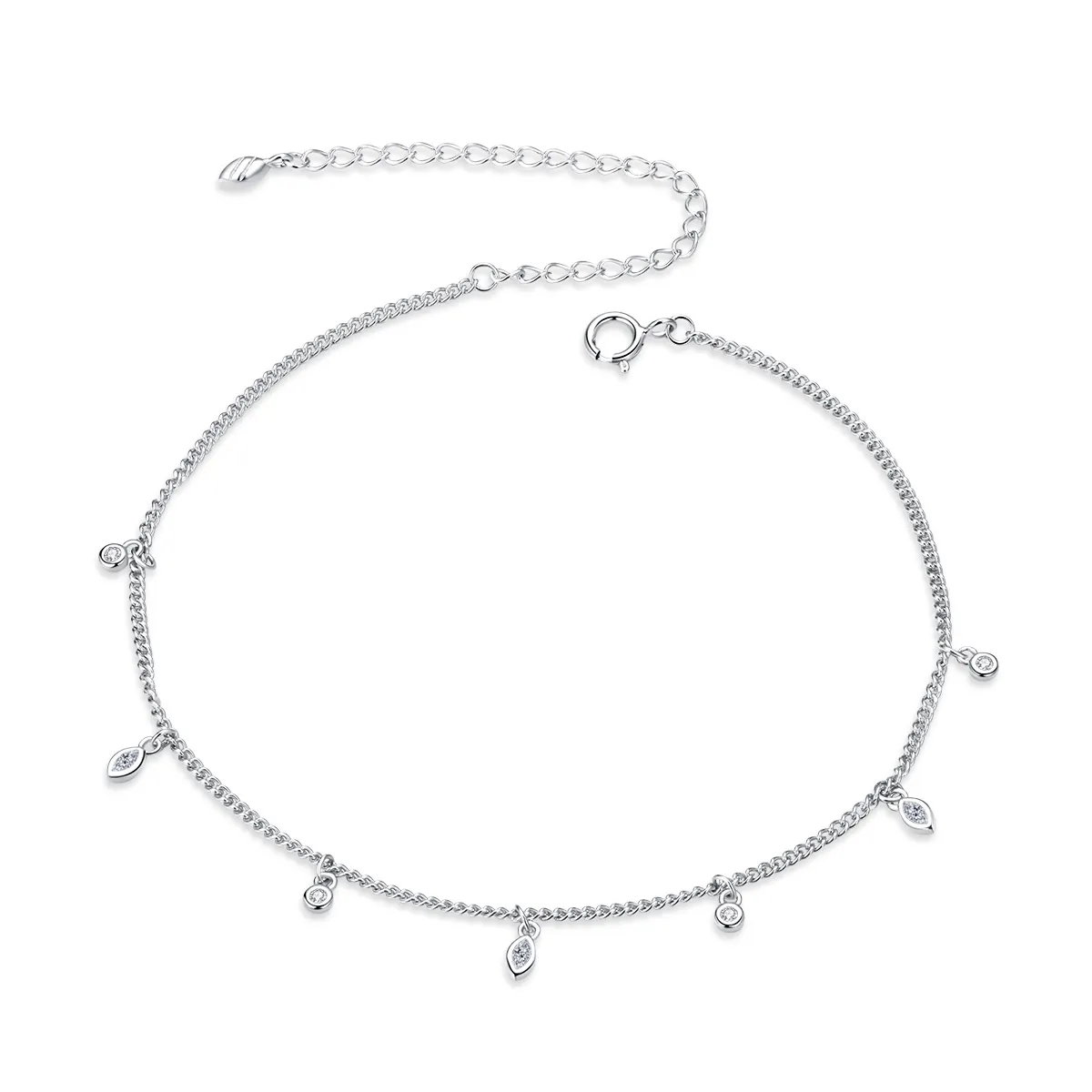 Pandora Style Silver Tassel bracelet - SCT018
