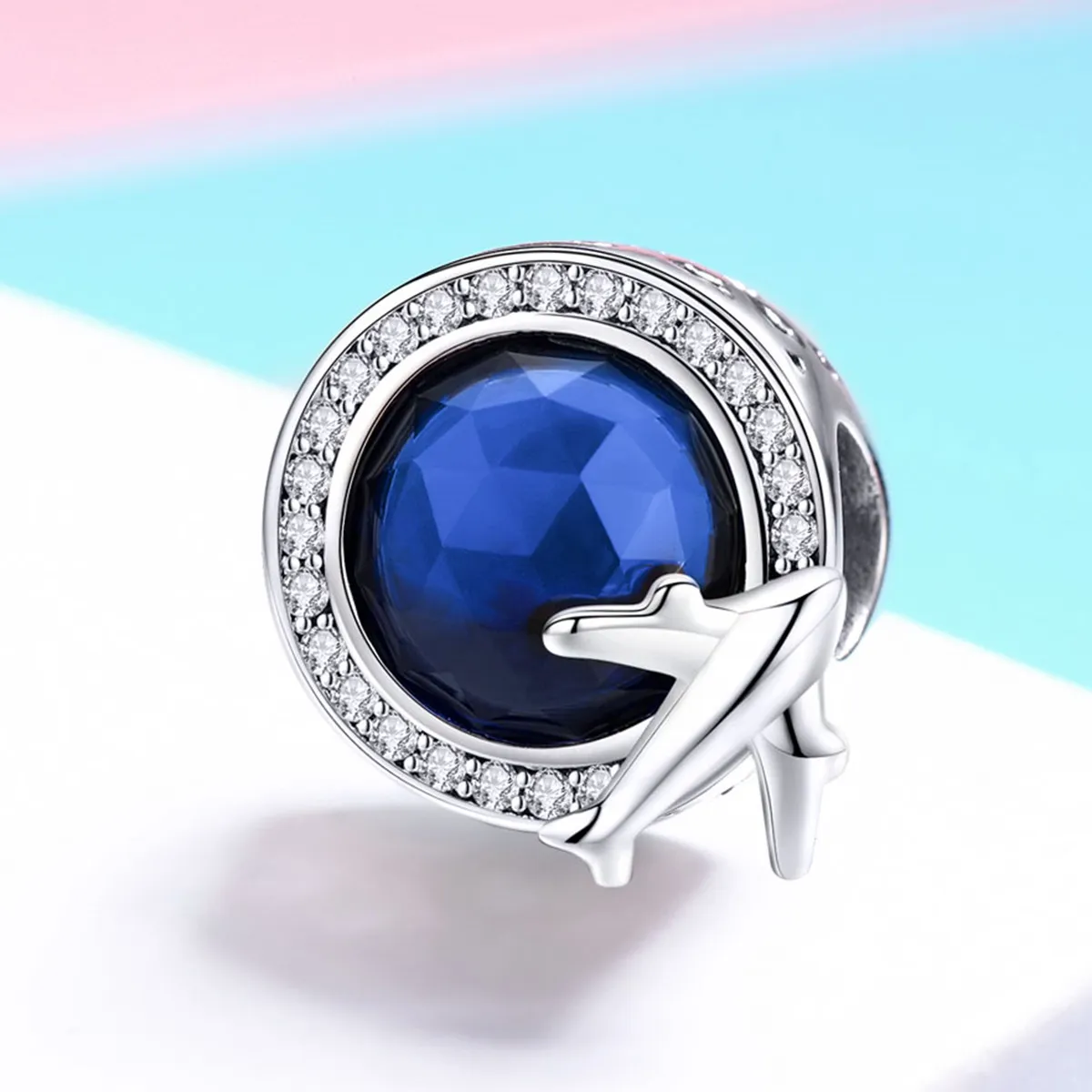 Pandora Style Silver A Dream of Traveling Around Charm - SCC895