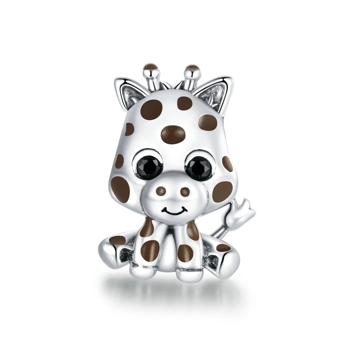 Pandora Style Silver Baby Giraffe Charm - SCC1691