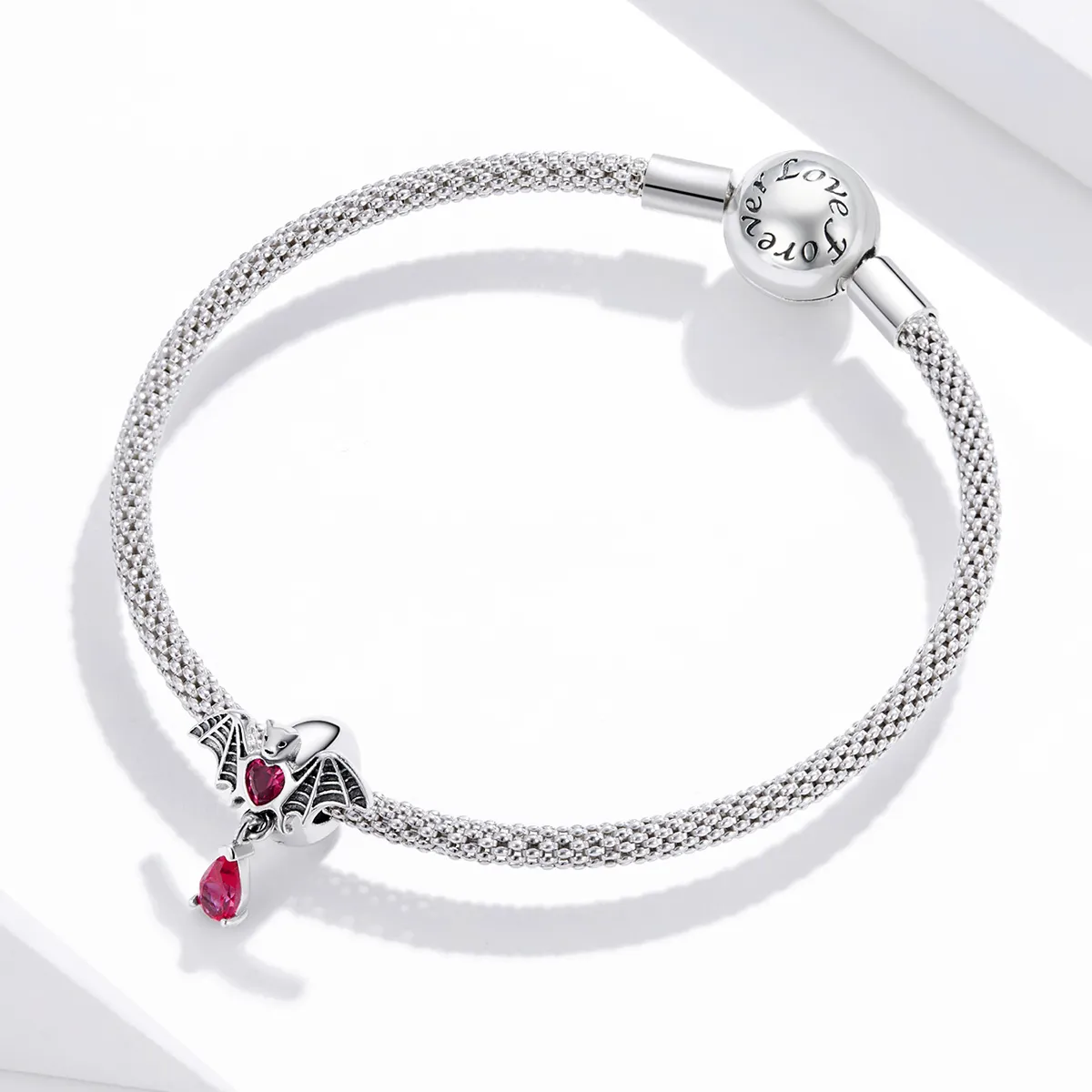 Pandora Style Silver Bat Charm - SCC1779