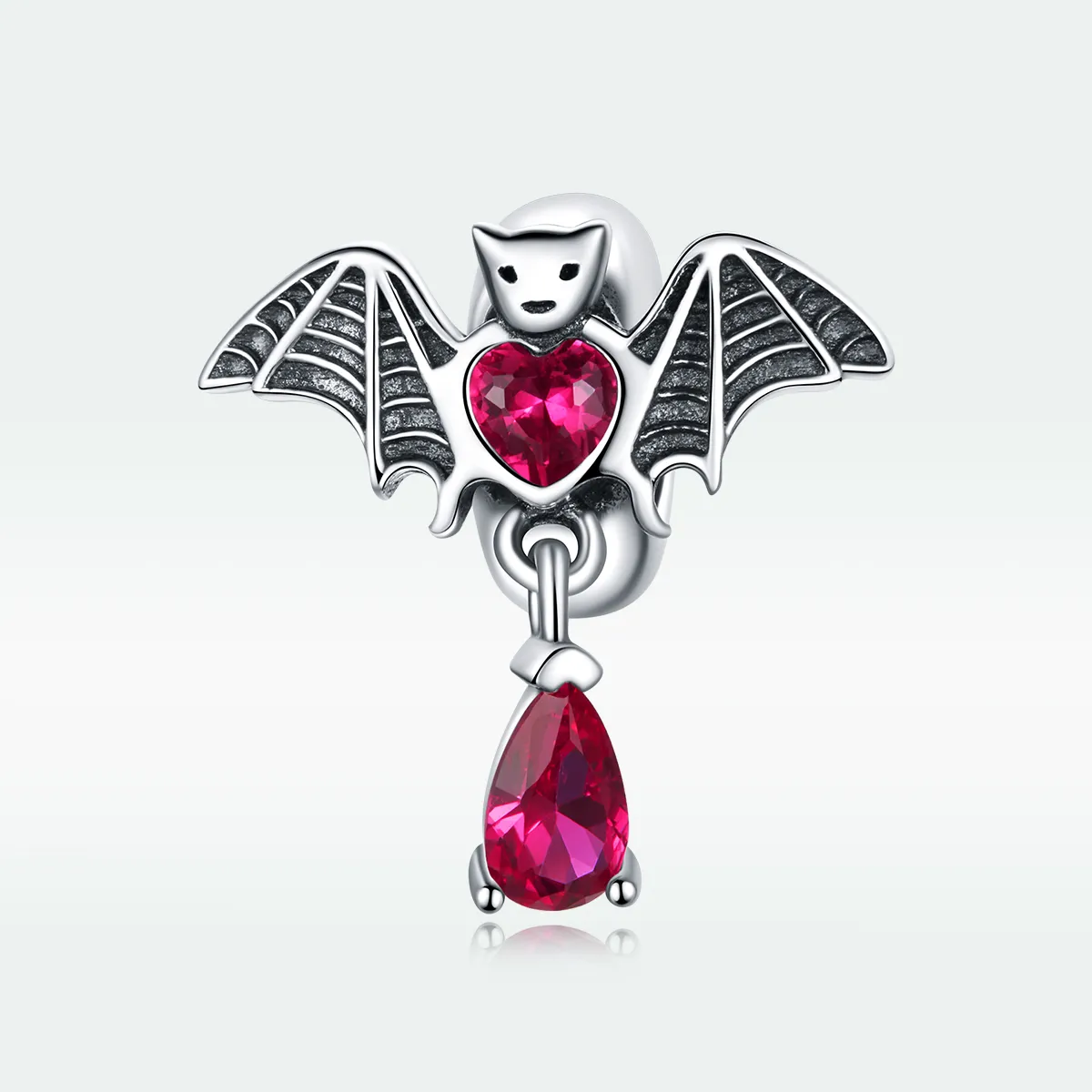 Pandora Style Silver Bat Charm - SCC1779