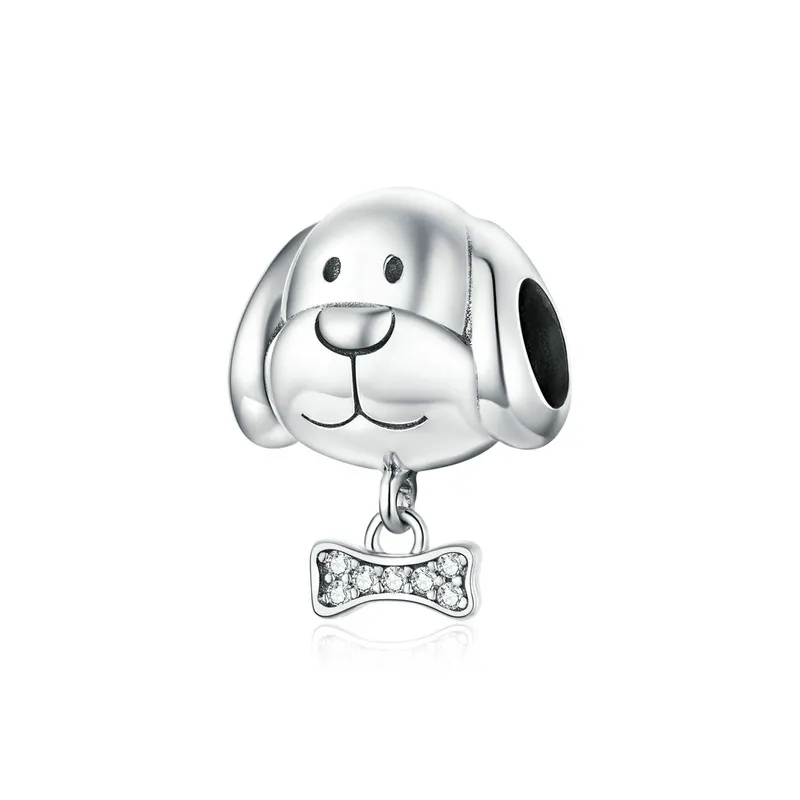Pandora Style Silver Beagle Charm - BSC244