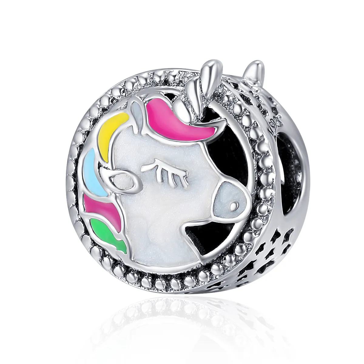 Pandora Style Silver Beautiful Unicorn Charm - SCC362