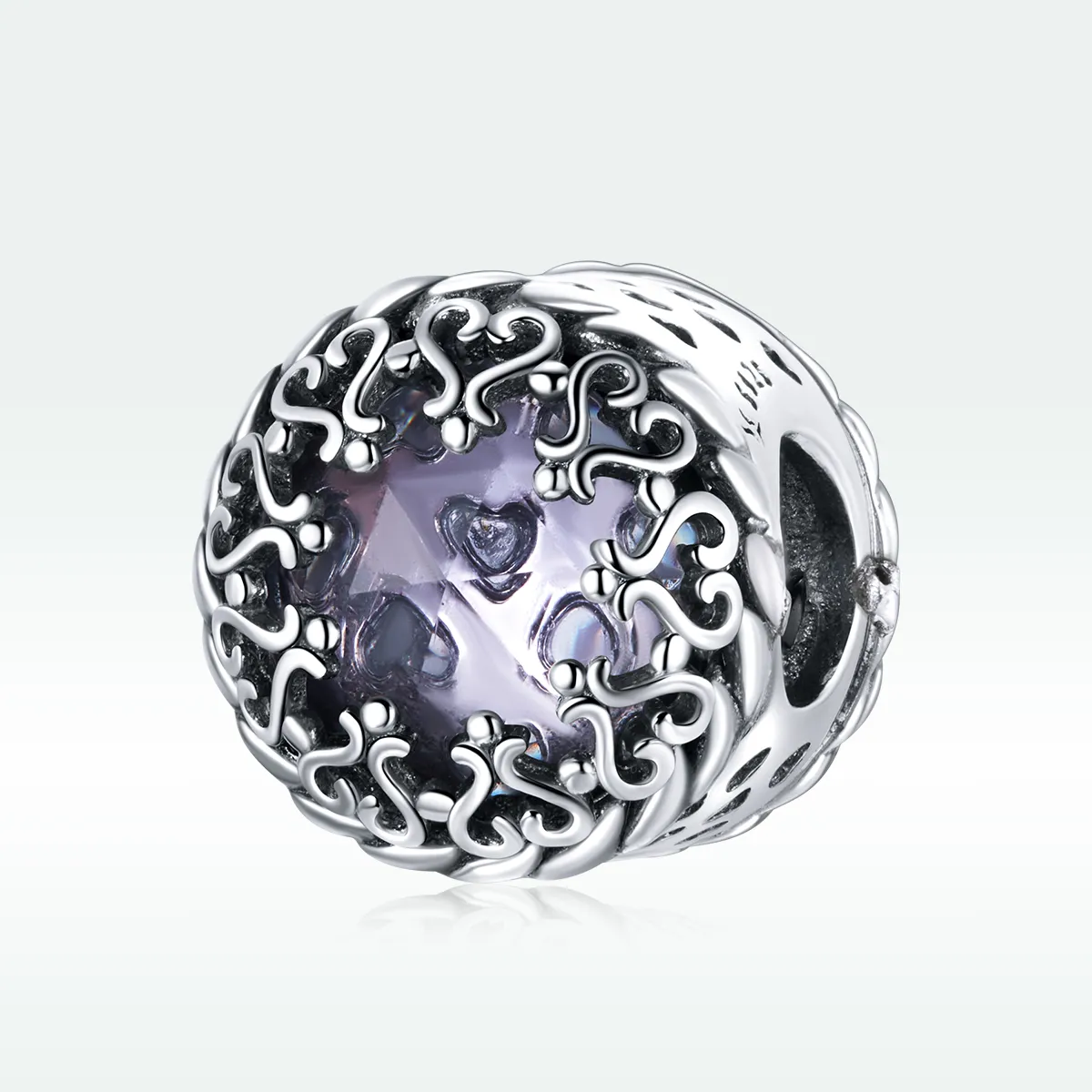 Pandora Style Silver Beauty Lasts Forever Charm - SCC1791