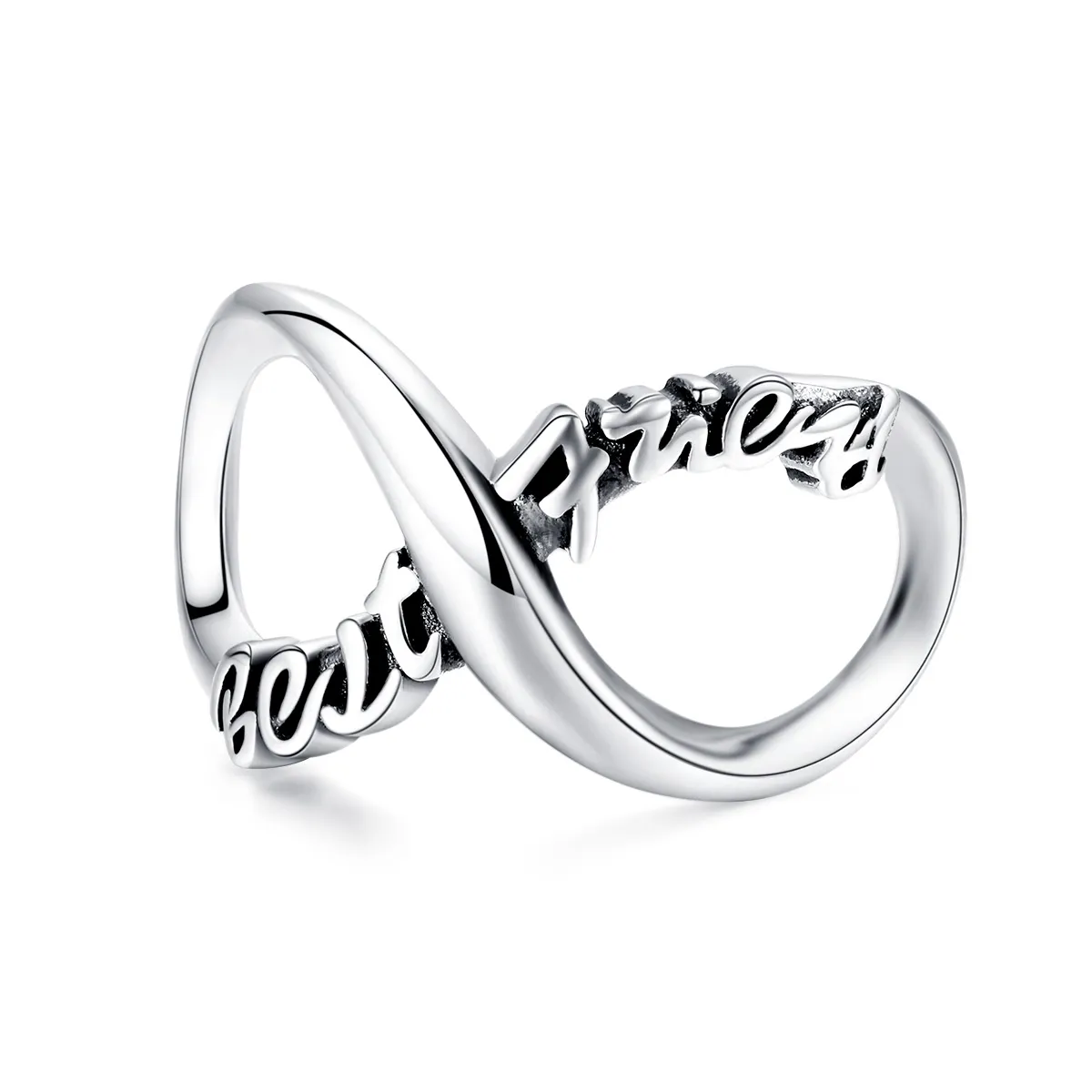 Pandora style silver Best Friends Forever Charm SCC1344