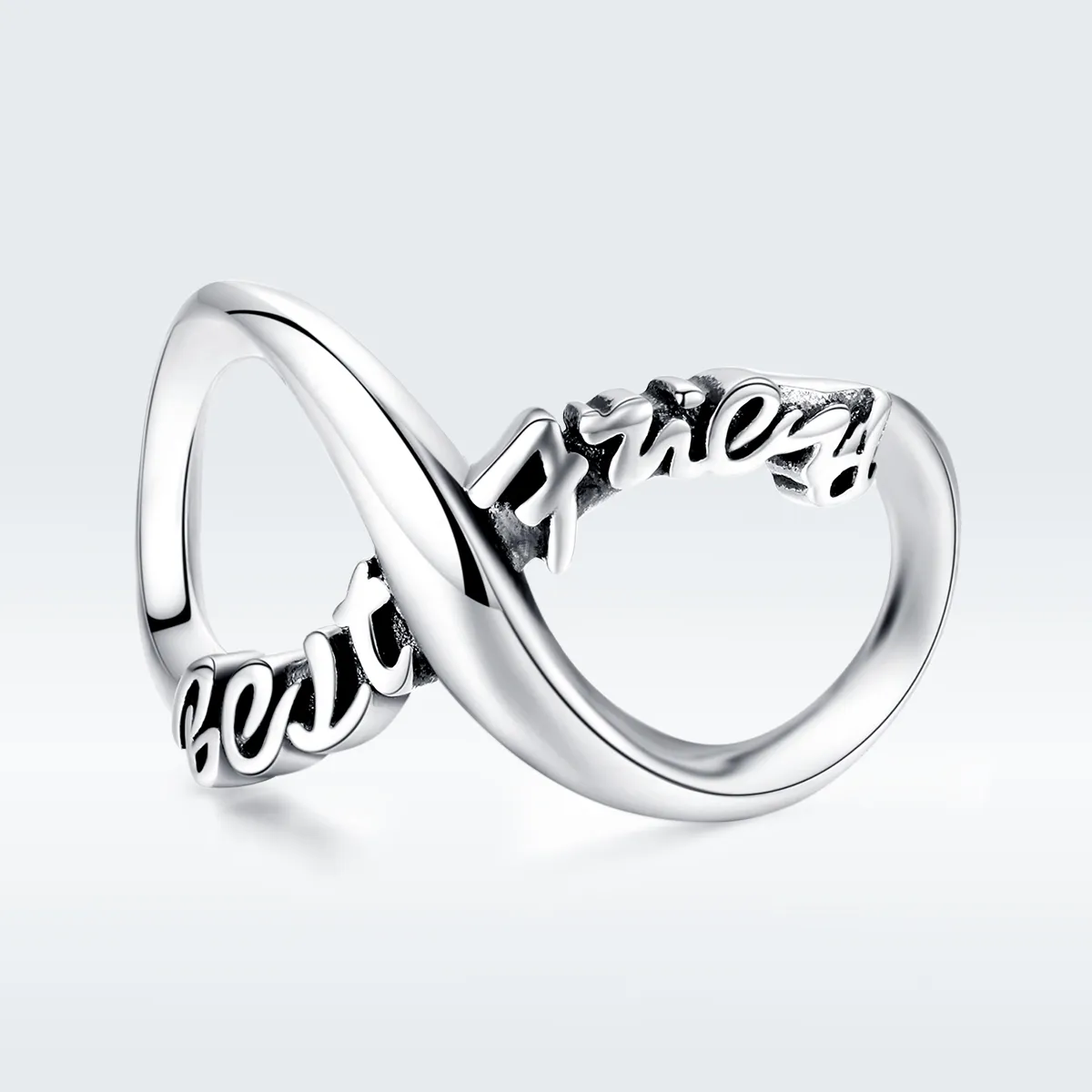 Pandora Style Silver Best Friends Forever Charm - SCC1344