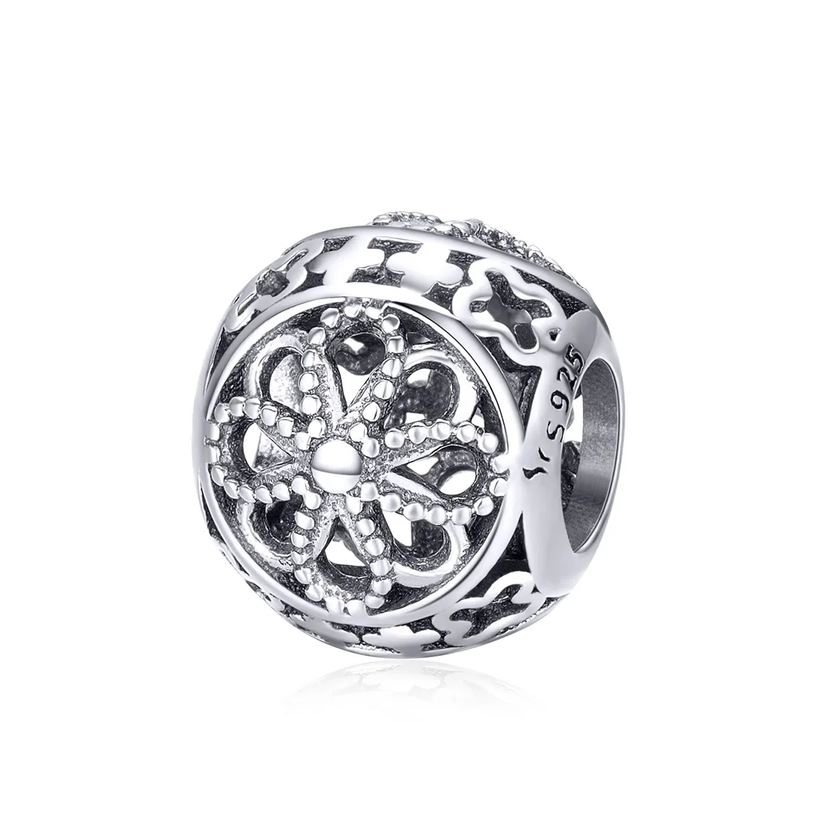 Pandora Style Silver Blossoms Charm - SCC899
