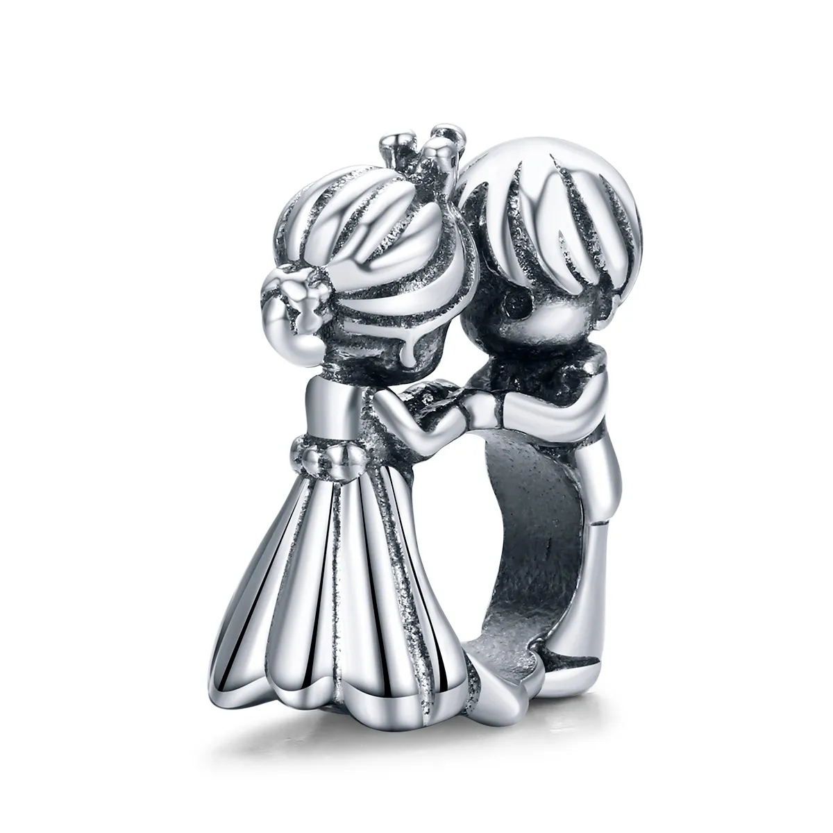 Pandora Style Silver Boy And Girl Dance Charm - SCC1565