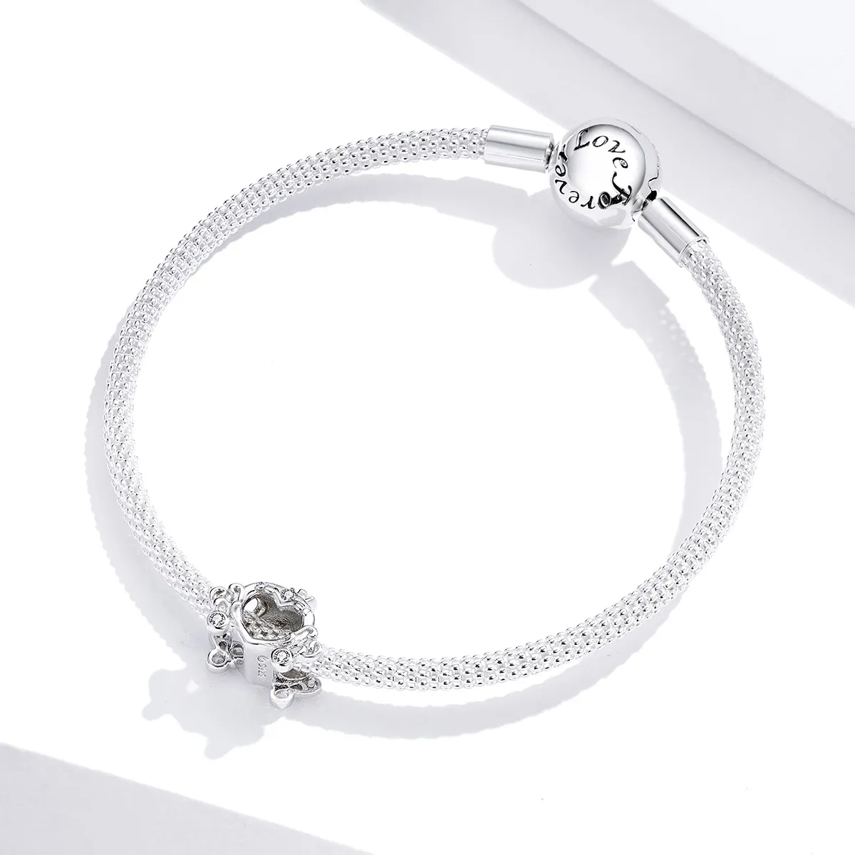 Pandora Style Silver Cinderella'S Pumpkin Car Charm - BSC270