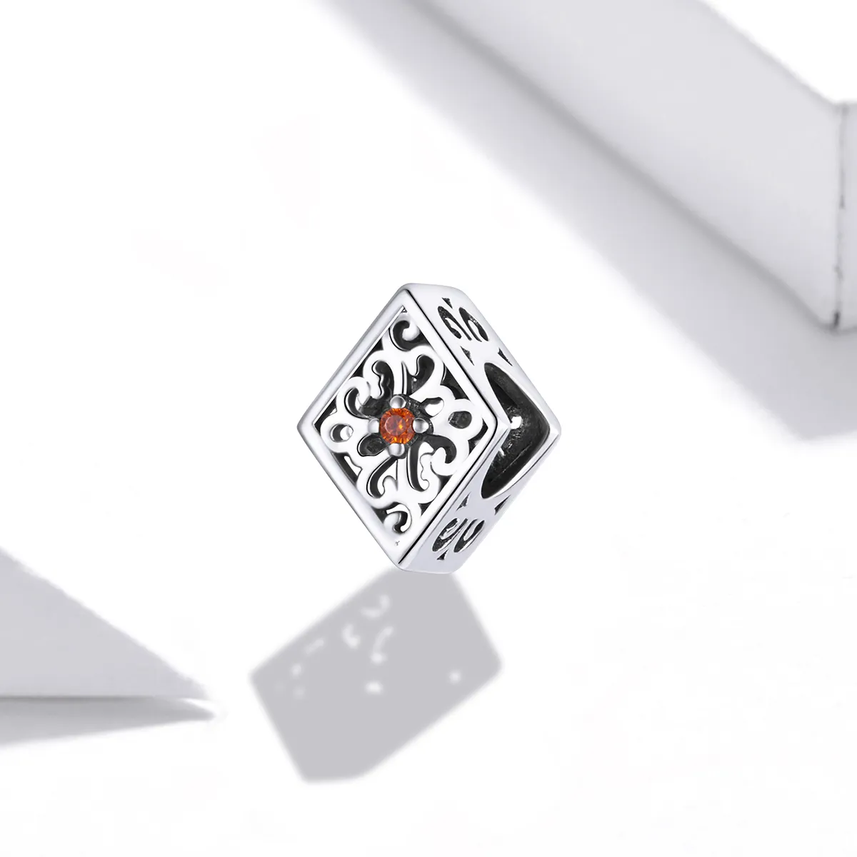 Pandora Style Silver Diamond Charm - SCC1825