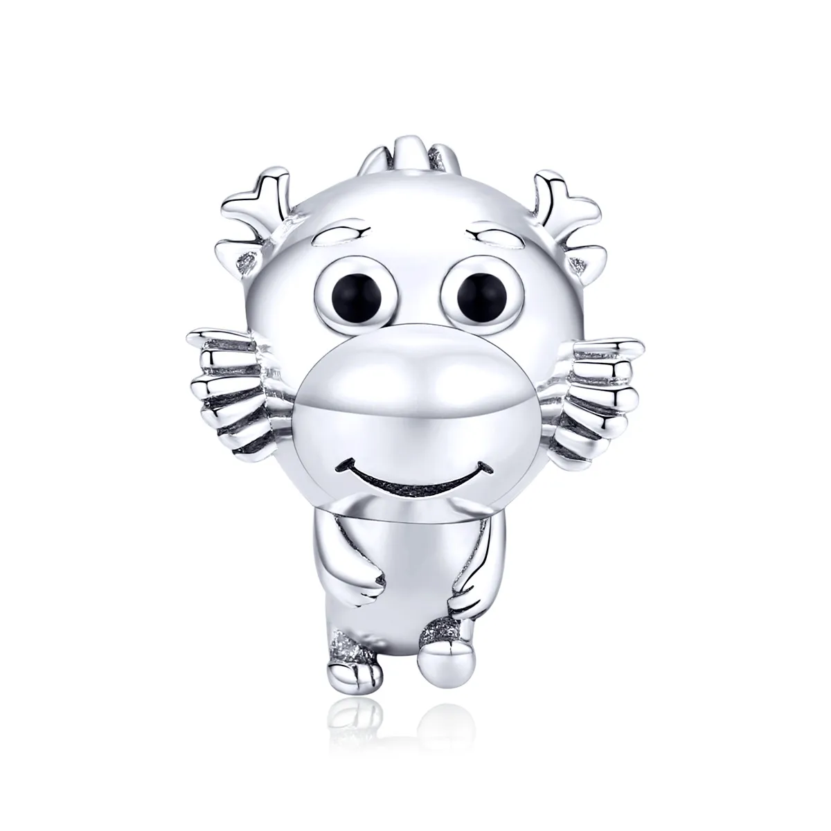 Pandora Style Silver Dragon Baby Charm - SCC1489
