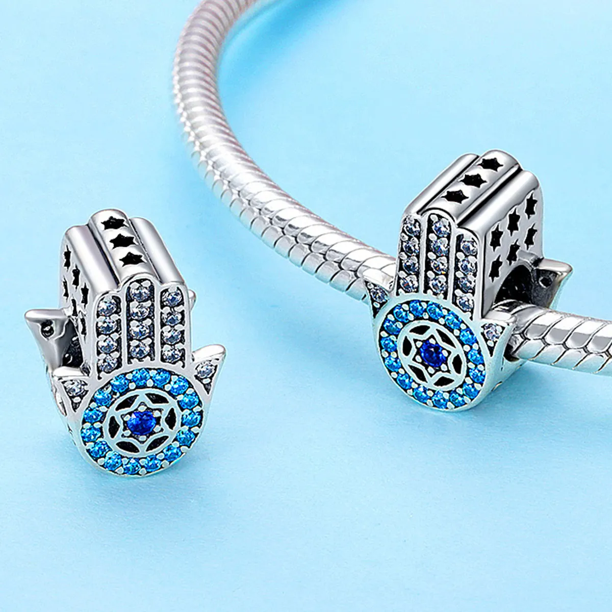 Pandora Style Silver Fatima'S Guardian Charm - SCC721