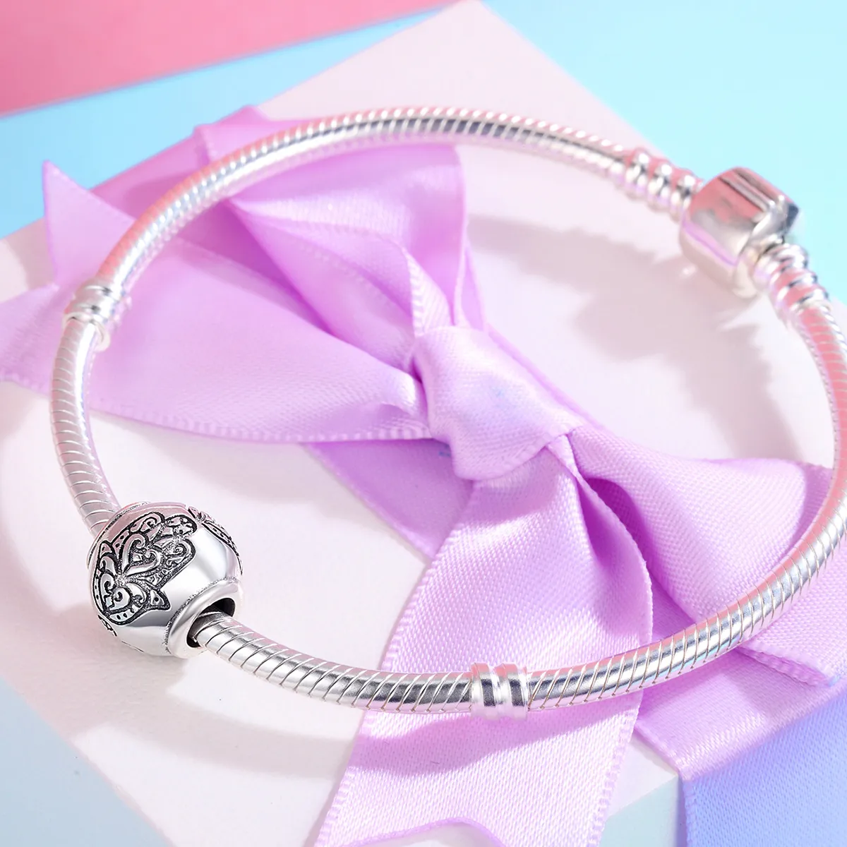 Pandora Style Silver Fatima'S Hand Charm - SCC306