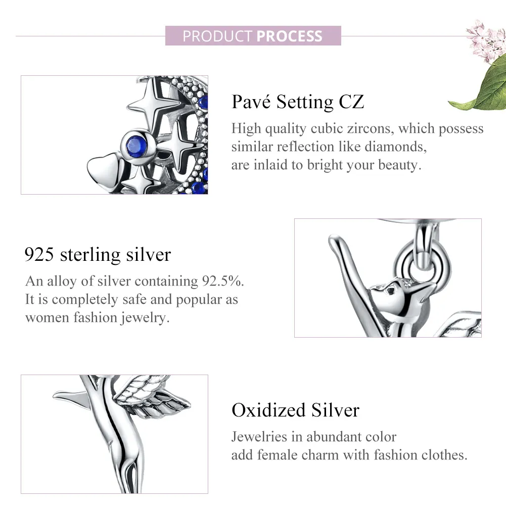 Pandora Style Silver Flying Cat Charm - SCC1551
